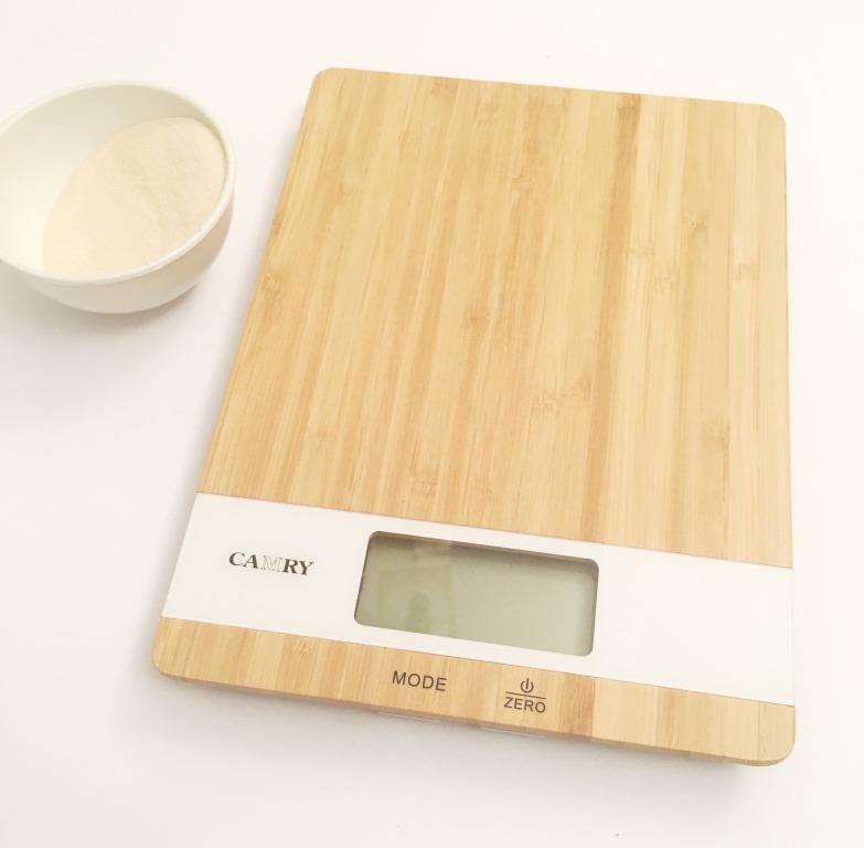 GSC EVOLUTION – Báscula de Cocina de Bambú para Alimentos, Balanza de Alta  Precisión, 5kg, Táctil, Pantalla LCD, Función de Tara, 180x188x21mm