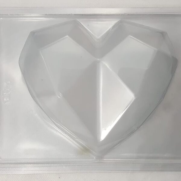 Molde de silicón corazón diamante – ;Master en Reposteria
