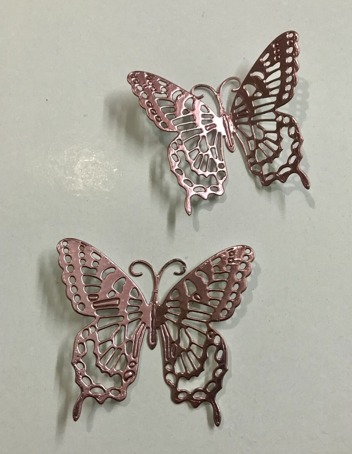 MARIPOSAS L ROSADA METALIZADA