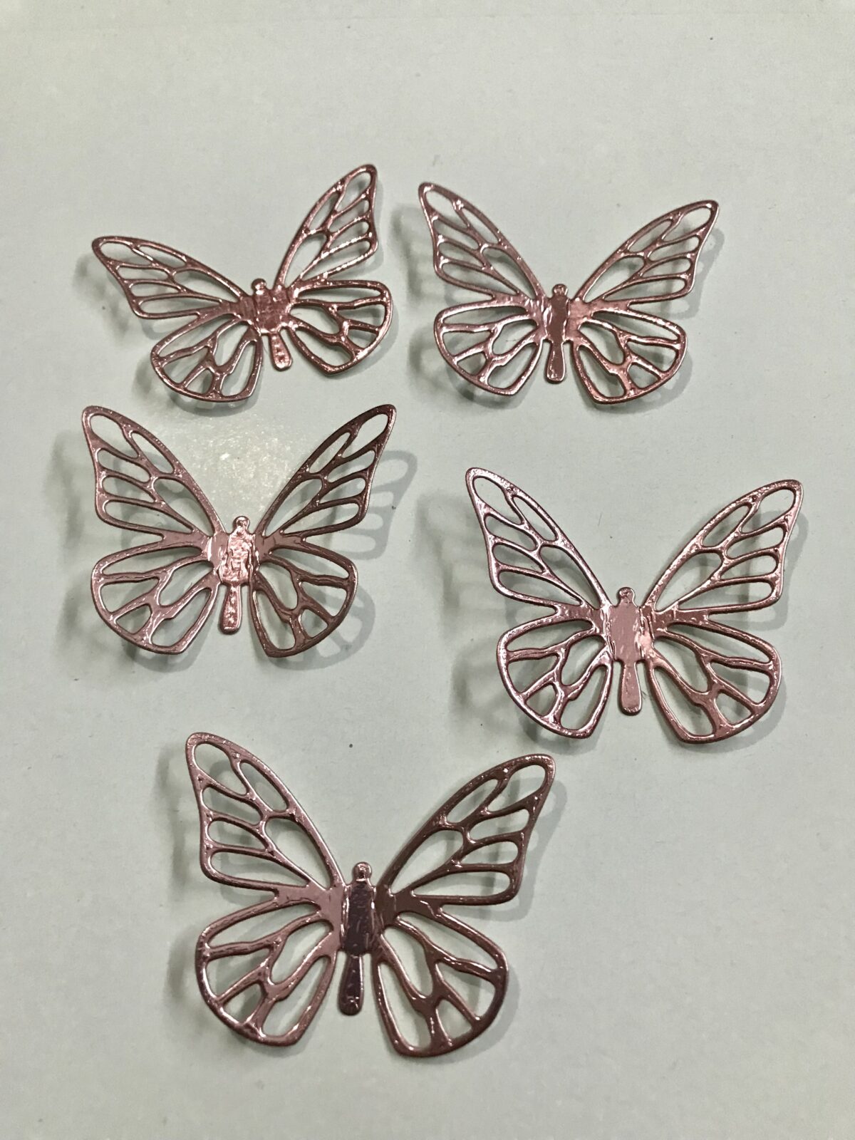MARIPOSAS M ROSADAS METALIZADAS